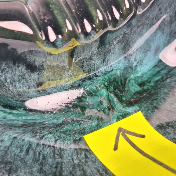 Green retro ashtray - Picture 15 of 15